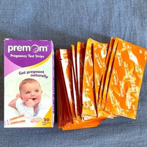 Orange Pregnancy Test Strips